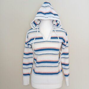 Fatface 100% Cotton Striped Hoodie Size 2